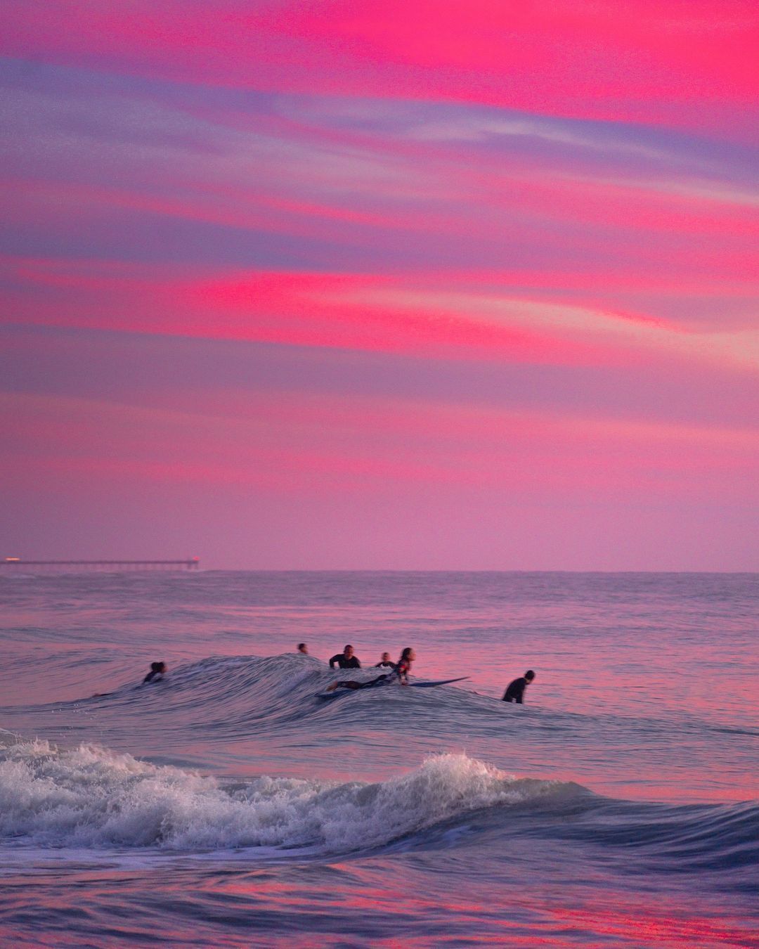 Surfing Sunset